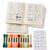 JOQIRORY Beginner Embroidery Stitch Book with Fabric Pages, 24 Essential Stitches in Structured Learning Order for Adults, DIY Sewing Kit with Multiple Graphics, Practice Patterns