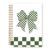 JOQUXI Green Checkered Bow Decor Spiral Notebook 5.5×8.3 Inch