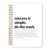JOQUXI Success Is Simple Do The Work Spiral Notebook 5.5×8.3 Inch