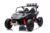 JORFLY 24V 2 Seater Ride on Toys for Big Kids, XL 20″ 2-Seat Off-Road UTV w/800W Motors, Metal Frame, 4-Wheel Suspension, Trunk & Searchlights, Electric Ride On Car w/Remote, Bluetooth, Ribbon, Black