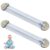 Jorzer Busy Board Accessories Wooden Zipper Style Busy Board Parts DIY-Friendly Educational Fine Motor Learning Sensory Toy Accessories Parts 2Pcs 8.7×1.6 Inch.