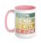 Joseph The Man The Myth The Legend Funny Personalized Quote Ceramic Mug, Pink/White, 15oz
