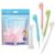JOUGE 4-in-1 Disposable Mini Toothbrush with Toothpaste, 30 Count
