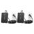 JouleLoom Surge Protector Power Strip 1 Black & 1 Black, 6/15FT Flat Plug