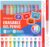 Joyask Erasable Gel Pens, 10 Assorted Colors, 0.6mm Fine Point Twist-to-Open Pens with Cute Monster-Shaped, Erasable Pens for Journaling, Drawing, Writing, Planner