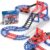 JOYBLI DIY Construction Race Track Set, 24 Pieces with Battery Powered Car,Bridge Building Track ，Assembly Track Builder Playset Gifts Toys for Boys Kids Age 6 7 8