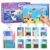 JoyCat 24 Pack Mermaid Foil Art Party Favors, Craft Kits for Girls Ages 4-9