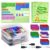 JoyCat 3 Sets Magnetic Letter Tiles for Classroom with 3 Folders – ABC Letters with Erasable Marker, Word-Building Folder & Storage Case, Phonics & Spelling Game for Kids 3+, Preschool & Pre-K
