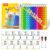 JoyCat Addition and Subtraction Flash Cards with Pop Math Board, 144 Math Flashcards for Kids Ages 4-8, Homeschool Kindergarten 1st 2nd Grade Math Manipulatives with Workbook, Markers, Rings & Bag