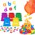 JoyCat Alphabet Magnets, 156-Piece Set of Lowercase Magnetic Letters, ABC Magnets for Toddlers & Kids, Plastic Letters for Whiteboards, Preschool Educational Toys for Kindergarten Classroom