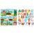 JoyCat Farm Animal Busy Book for Toddlers Montessori Busy Board for 1 2 3 4 Year Old Boy Girl Birthday Gift + Magnetic Letters, Alphabet ABC Fridge Magnets, 26 Uppercase Refrigerator Magnets
