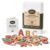 Joycat Grounded Magnetic Letters, 104 PCS Coffee-Ground EVA Alphabet Magnets for Kids Ages 3+, Uppercase Lowercase Numbers, Full-Back Soft Magnet ABC Learning Toy for Fridge and Whiteboard