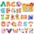JoyCat Magnetic Letters, Soft PVC Animal Fridge Magnets for Toddlers & Kids, 26 Large Uppercase Alphabet ABC Refrigerator Magnets, Preschool Educational Learning Toys, Cute Baby Gifts for Boys & Girls