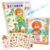 JoyCat Mix & Match Paint with Water Coloring Books, Watercolor & Sticker Activities – 150 Pcs Stickers for Kids Ages 3-8, Toddler Painting Sets Art & Craft Drawing Toy Gifts for Boys Girls (Animals)