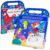 JoyCat Ocean Water Coloring Book for Toddlers 3-5, Reusable No-Mess Water Painting Book with Water Pen, 13 Activity Pages, Travel Toy Gift for Boys & Girls
