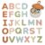 JoyCat Silicone Alphabet Magnetic Letters, 26 Uppercase ABC Fridge Magnets for Toddlers & Kids 3+, Preschool Learning Refrigerator Toy Set, Birthday Gifts for Boys Girls (Muted Color)