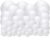 Joyfolk 35 Pcs Large Half Foam Balls White Half Foam Ball for DIY Craft Mother’s Day Flower Arrangement Giant Round Sphere Ball for Floral Wedding Gift Craft Project Home Art Decoration (Multi-Size)