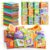 JOYIN 12 Pcs Bath Books, Nontoxic Fabric Soft Crinkly Cloth Books, Waterproof, Bathtub Pool and Early Education First Toys for Infant Newborn Baby Toddlers Kids Birthday Easter Gifts