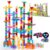 JOYIN 137Pcs Glowing Marble Run – Construction Building Blocks Toys with 15 Glow in The Dark Plastic Marbles, STEM Toy Presents for Boys and Girls, Birthday Gifts, Easter Basket Stuffers