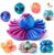 JOYIN 4PCS 3D Printed Gear Sphere Fidget Toy, Steampunk Whirling Gear Sphere Stress Relief Ball for Kids & Adults, Unique Birthday Gifts, Office Desk Decompression Toy, Classroom Rewards, Party Favors