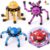 JOYIN 4PCS Fidget Spinners Toys, Transformable Stress Relief Sensory Toys for Adults and Girls Boys, Graduation Gift, Birthday Gifts, Office Desk Decompression Toy, Party Favors, Classroom prizes