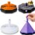 JOYIN 4 Pcs Halloween 3D Printed Star Toys, Expanded Sensory Honeycomb Whirling Spiral Toy with Handle for Kids Adults Stress Relief Halloween Favors Birthday Gifts Prizes Office Desk