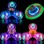 JOYIN 4PCS Halloween Light Up Spinners, LED Toy Bulk, Stress Relief Gift for Kid Party Favor Supplies, Trick or Treating, School Classroom Treasure Box Prize, Goodie Bag Stuffers