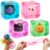 JOYIN 4 PCS Halloween Stress Cube, 2” Slow Rising Ice Cube Squishy Toys, High Density Relief Stress Balls, Sensory Toy for Kids, Party Favors, Trick or Treating, Classroom Prize