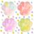 JOYIN 4 Pcs Taba Paw Squeeze Toys, Easter Party Favors & Gifts for Kids Adults, Transparent Cat Paw Fufu Squishy Toys, Soft Paws Sensory Fidgets, Cute Fidget Toys for Stress Relief