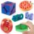 JOYIN 6PCS 3D Printed Fidget Toys, Spin Fractal Click Gear Fidget Toy, Metallic Color 3D Printed Fidget Toy for Favors ADHD, Autism, Kids&Adults, Party Favors, Desktop Deco Gift