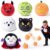 JOYIN 6 PCS Plush Halloween Bouncy Balls, Quiet Toy, Bouncing Ball for Kids Party Favor Supplies, Trick or Treating, Gifts Bags Filler, Classroom Exchange Prize, Non Candy Treat
