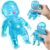 JOYIN Blue Baby Stress Relief Toy, Baby Glitter Squishy Toy, Slow Rising Toy for Kids & Adults, Anxiety Relief Fidget Sensory Toy, Soft Squeeze Decompression Dough for Gifts, Party Favors, Office