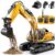 JOYIN Remote Control Excavator Toys for Boys, 3-in-1 RC Construction Truck