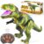 JOYIN Robot Dinosaur Toy for Kids Boys 3+ Big T.rex with Light and Realistic Roaring Sound, Remote Control Walking & Dancing Dinosaur, Electronic Toy for Kid, Birthday Gift for Kids Boys Girls