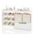 JOYLDIAS Kids Toy Storage Organizer with Bookshelf, 4-Tier Children’s Bookcase with 9 Toy Bins, 2 Open Cubbies & Rolling Drawer, Toy Organizer Cabinet for Nursery, Playroom, Classroom, White