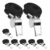 JOYOFREELY Referee Whistle with Lanyard Stainless Steel 8pcs for Coaches