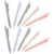 JOYOFREELY Retractable Ballpoint Pens Comfortable to Hold 10pcs 0.5mm Black Ink with Clip Ergonomic Thick Design Smooth Writing Supplies for Office and Journal Planning
