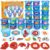 Joyreal Alphabet Learning Toys for Toddlers – 26 Alphabet Soup Sorters with 245 Flash Cards for Early Letter Awareness & Recognition – Fun Education Classroom Supplies Alphabet Sounds Teaching Games