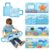 Joyreal Weighted Calming Book for Kids – 6-in-1 Calm Down Corner Supplies for Autism, ADHD & SPD, Washable Sensory Lap Pad Quiet Book to Help Kids Regulate Emotions, Relieve Anxiety & Calm Down