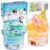 Joytry Bunny Cloud Slime Kit 2 Pack, 14oz Easter Slime for Girls Ages 8-12, Mree Free Slime Toys for Girls and Boys, Fun Winter Slime Set Party Favors Goodie Bag Stuffers Birthday Easter Gift