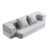 JPND 2-in-1 Folding Sofa Bed,Convertible Couch for Small Space, Grey