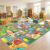 JPSBJWJ Large Car Rug Play Mat Interactive Traffic Road Map Rug 9×12 Feet
