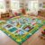 JPSBJWJ Race Track Rug 6×8 Feet Green Car Rug for Boys Room Carpet