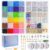 JQEEYGV Friendship Bracelet Kit, 2 Boxs 7300Pcs Clay Beads