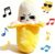 JQFORUIH Interactive Music Plush Toy Set for Kids Adults, Sensing Metronome with Sounds for Multiplayer Interaction Game, Fun Musical Learning Educational Toys Christmas Birthday Gifts (Banana)