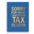 JQYCJTR Sorry for What I Said During Tax Season Bule Gold Foil Spiral Notebook, Accountant Notebook, Tax Season Gifts for Men Women Accountant CPA Bookkeeper Data Analyst Finance Worker, CPA Gifts