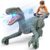 J Rootage Remote Control Dinosaur, Realistic Dinosaur Toys for Kids, 2.4GHZ, Walking,Rechargeable, 3D Eyes, 3 Sound Effects, Demo Function, Jurassic Toys for Christmas, Kids 3-5 3+
