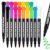 JR.WHITE Liquid Chalk Markers, 18 Pack Wet Erase Markers with 1mm Fine Tip for Acrylic Fridge Calendar, Glass Dry Erase Board, Whiteboard, Blackboard, Window, Mirror, LED Note Board & Chalkboard Signs