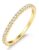 Jstyle Wedding Bands for Women 14K Gold Plated Eternity Band Rings Stackable Cubic Zirconia Ring 2MM Engagement Band Ring for Women Dainty Simulated Diamond Rings No Tarnish Size 6