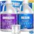 JTDO Epoxy Resin – 128OZ Crystal Clear, Self-Leveling, Bubbles Free, UV Resistant, Epoxy Resin Kit for DIY Art, Jewelry, Table, Countertop, 1:1 Mix (1 Gallon)